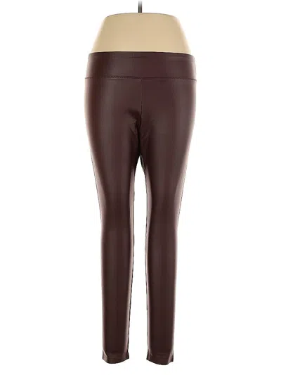 Romeo & Juliet Couture Active Pants In Burgundy