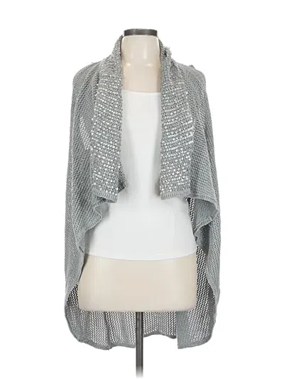 Pre-owned Romeo & Juliet Couture Cardigan Sweater In Silver