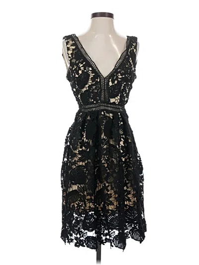 Pre-owned Romeo & Juliet Couture Cocktail Dress In Black