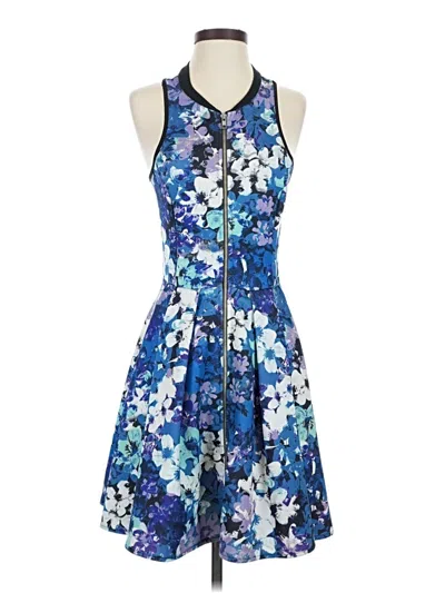 Pre-owned Romeo & Juliet Couture Cocktail Dress In Blue