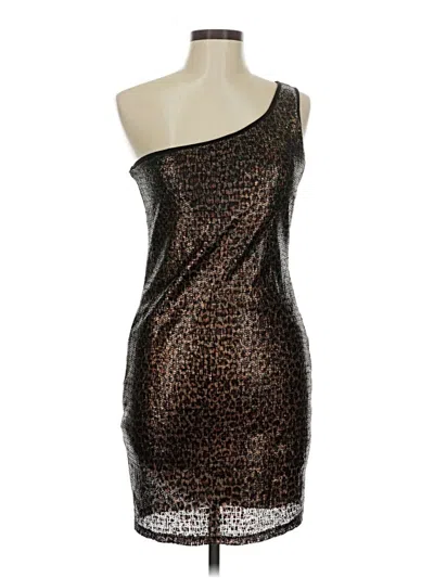 Pre-owned Romeo & Juliet Couture Cocktail Dress In Gold