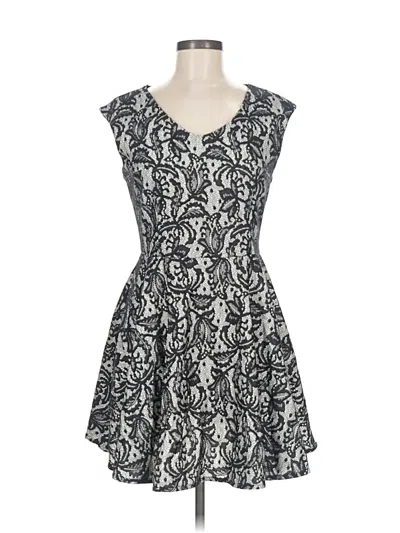 Pre-owned Romeo & Juliet Couture Cocktail Dress In Gray