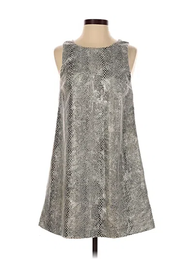 Pre-owned Romeo & Juliet Couture Cocktail Dress In Silver