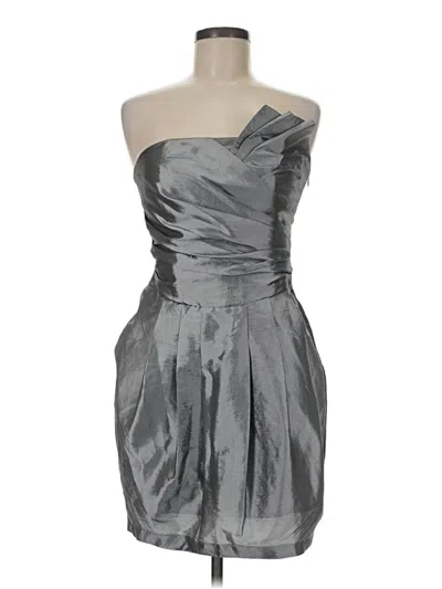 Pre-owned Romeo & Juliet Couture Cocktail Dress In Silver