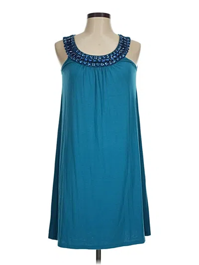 Pre-owned Romeo & Juliet Couture Cocktail Dress In Teal