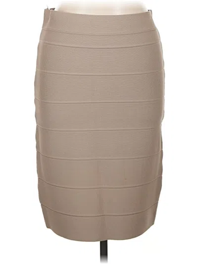 Pre-owned Romeo & Juliet Couture Formal Skirt In Tan