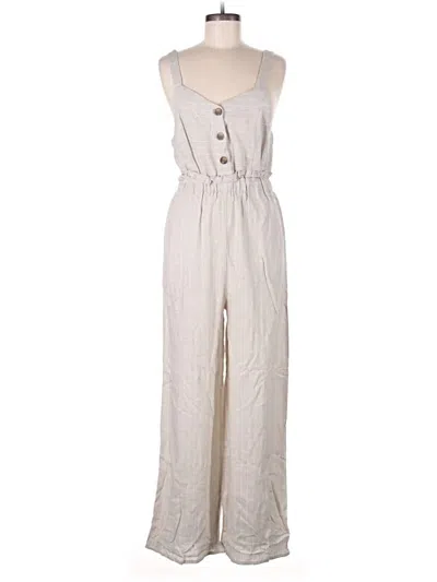 Pre-owned Romeo & Juliet Couture Jumpsuit In Ivory