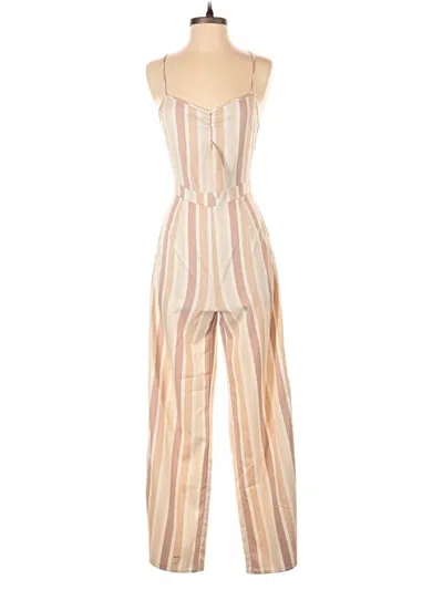 Pre-owned Romeo & Juliet Couture Jumpsuit In Tan