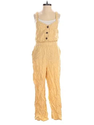 Pre-owned Romeo & Juliet Couture Jumpsuit In Yellow