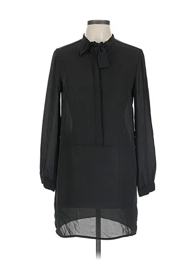 Pre-owned Romeo & Juliet Couture Long Sleeve Blouse In Black