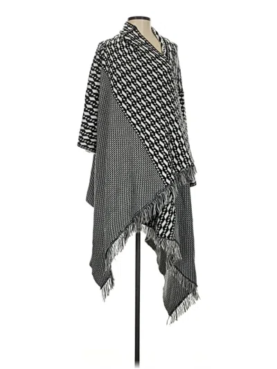 Pre-owned Romeo & Juliet Couture Poncho In Black