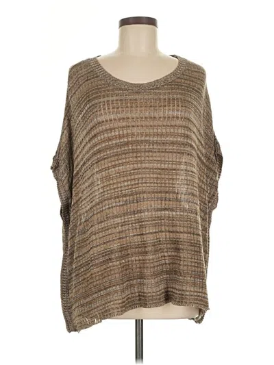 Pre-owned Romeo & Juliet Couture Poncho In Brown