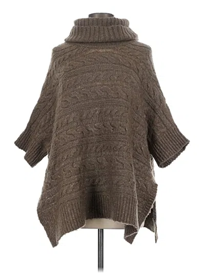 Pre-owned Romeo & Juliet Couture Poncho In Brown