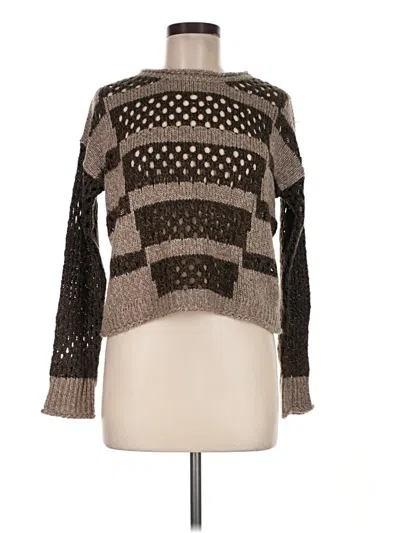 Pre-owned Romeo & Juliet Couture Pullover Sweater In Brown