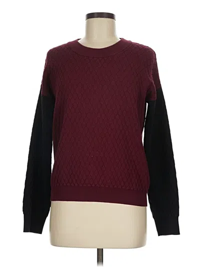 Pre-owned Romeo & Juliet Couture Pullover Sweater In Burgundy