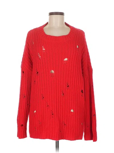 Pre-owned Romeo & Juliet Couture Pullover Sweater In Red