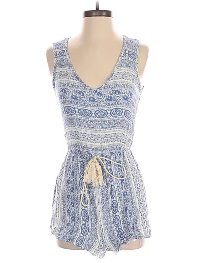 Pre-owned Romeo & Juliet Couture Romper In Blue