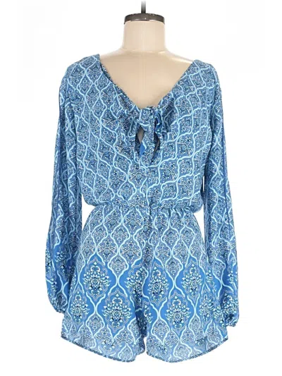Pre-owned Romeo & Juliet Couture Romper In Blue