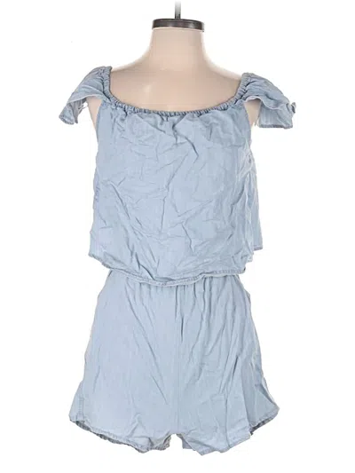 Romeo & Juliet Couture Romper In Blue