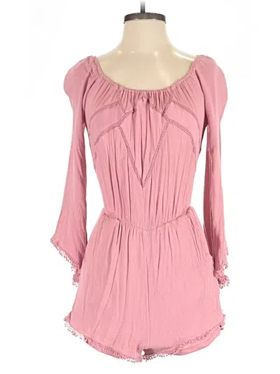 Pre-owned Romeo & Juliet Couture Romper In Pink