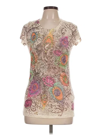 Pre-owned Romeo & Juliet Couture Short Sleeve T-shirt In Ivory