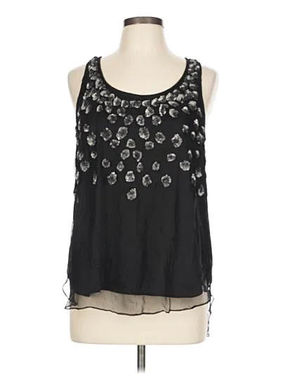 Pre-owned Romeo & Juliet Couture Sleeveless Blouse In Black