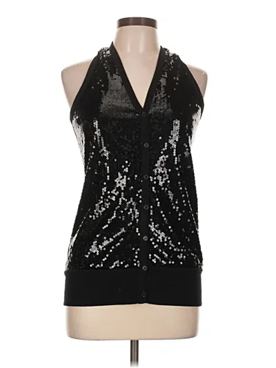 Pre-owned Romeo & Juliet Couture Sleeveless Blouse In Black