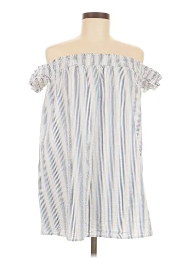 Pre-owned Romeo & Juliet Couture Sleeveless Blouse In Blue
