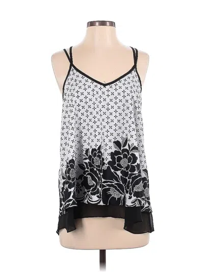 Pre-owned Romeo & Juliet Couture Sleeveless Blouse In Gray