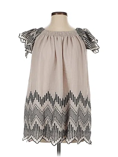 Pre-owned Romeo & Juliet Couture Sleeveless Blouse In Gray