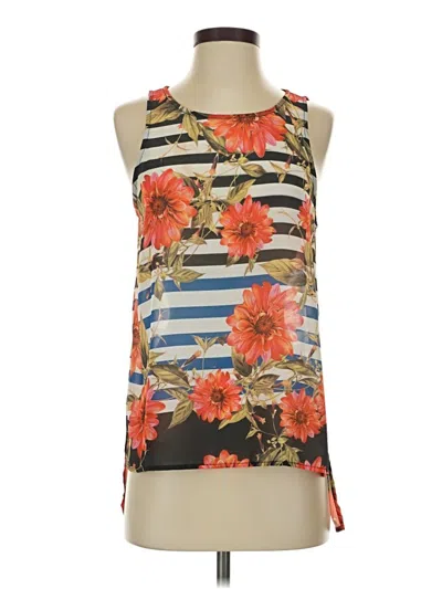 Pre-owned Romeo & Juliet Couture Sleeveless Blouse In Orange