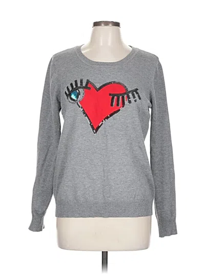 Pre-owned Romeo & Juliet Couture Sweatshirt In Gray