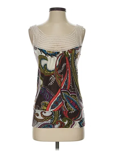 Pre-owned Romeo & Juliet Couture Tank Top Ivory Strapless Neckline Tops
