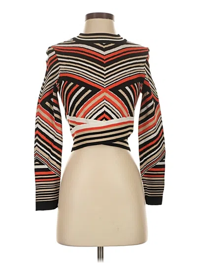 Pre-owned Romeo & Juliet Couture Turtleneck Sweater In Orange