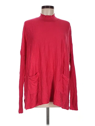 Pre-owned Romeo & Juliet Couture Turtleneck Sweater In Red