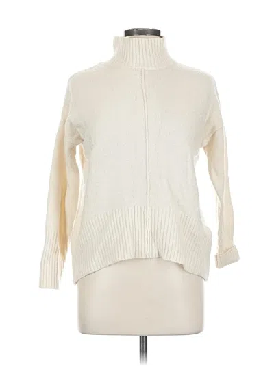 Pre-owned Romeo & Juliet Couture Turtleneck Sweater In White