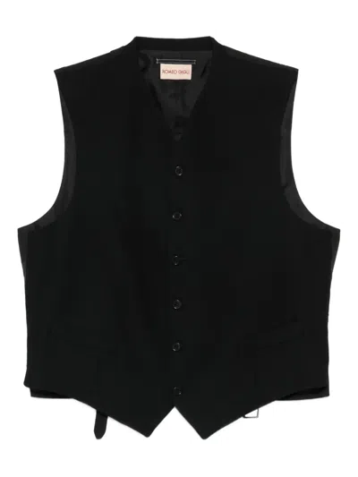 Pre-owned Romeo Gigli 1990s Black Waistcoat