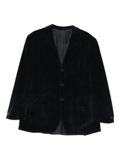 Pre-owned Romeo Gigli 1990s Button Blazer In Blue