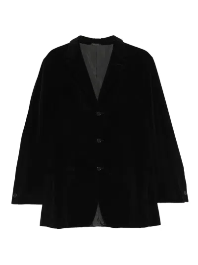 Pre-owned Romeo Gigli 1990s Buttoned Blazer In Black