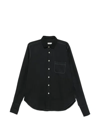 Pre-owned Romeo Gigli 1990s Contrast-stitch Shirt In Black
