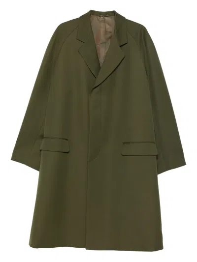 Pre-owned Romeo Gigli 1990s Pocket Coat In Green