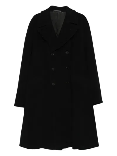 Pre-owned Romeo Gigli 1990s Romeo Gigl Idouble-breasted Coat In Black