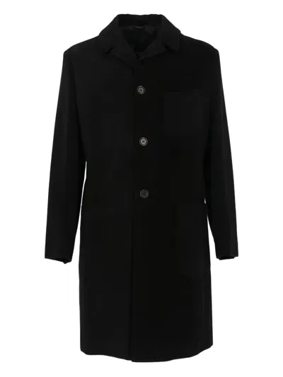 Pre-owned Romeo Gigli 1990s Single-breasted Coat In Black