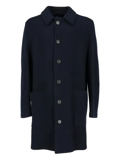 Pre-owned Romeo Gigli 1990s Single-breasted Coat In Blue