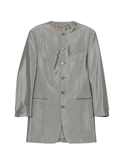 Pre-owned Romeo Gigli 1990s Single-breasted Suit In Grey