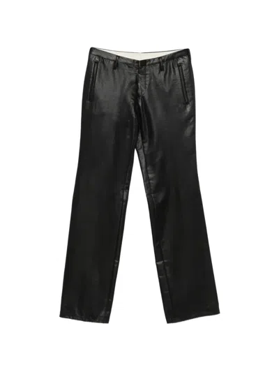 Pre-owned Romeo Gigli 1990s Straight-leg Trousers In Black