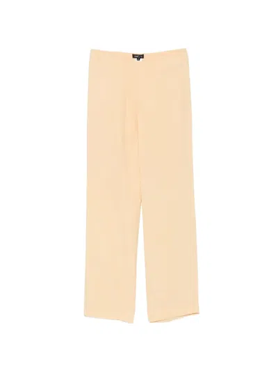 Pre-owned Romeo Gigli 1990s Straight-leg Trousers In Neutrals
