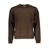 Romeo Gigli Brown Wool Men Sweater In Brown