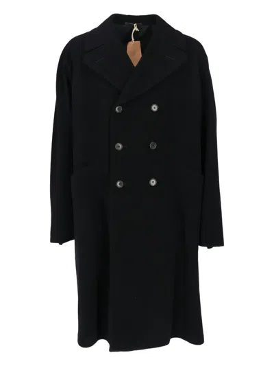 Pre-owned Romeo Gigli Double-breasted 1990s Coat In Black