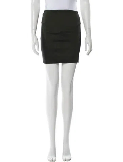 Pre-owned Romeo Gigli Mini Skirt In Green